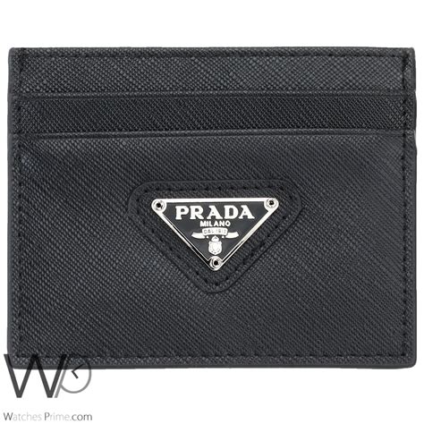 prada card case mens|Prada card case wallet.